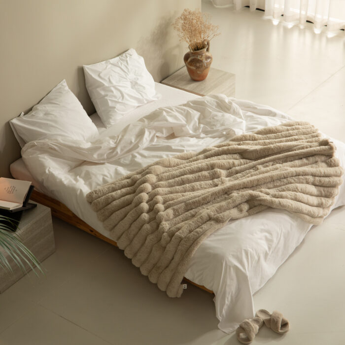 Percal Dekbedovertrek - Brilliant White - Afbeelding 2